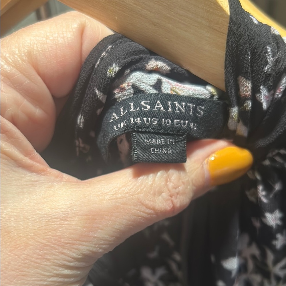 All Saints Elmear Cultivator Top Size 10 - Picture 9 of 11